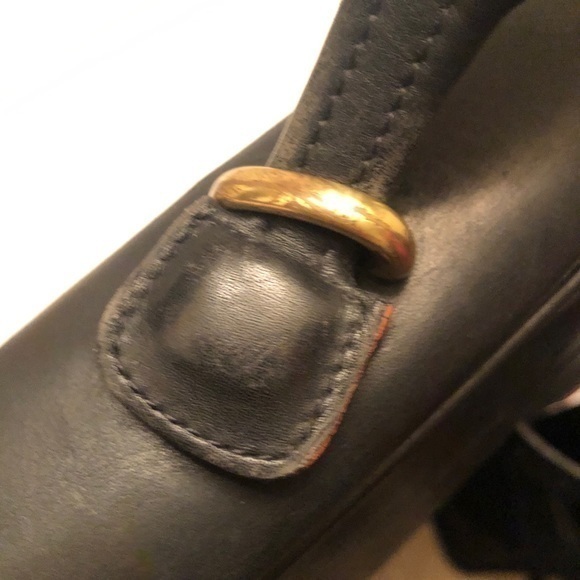 Coach vintage black leather briefcase laptop bag - Picture 16 of 16